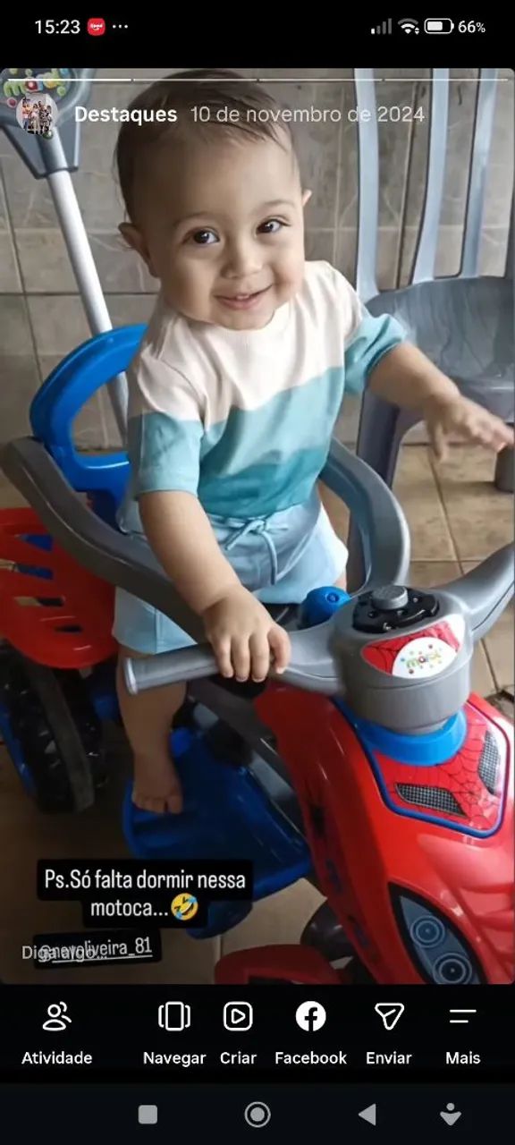 Quadriciclo infantil carrinho  - Foto 3