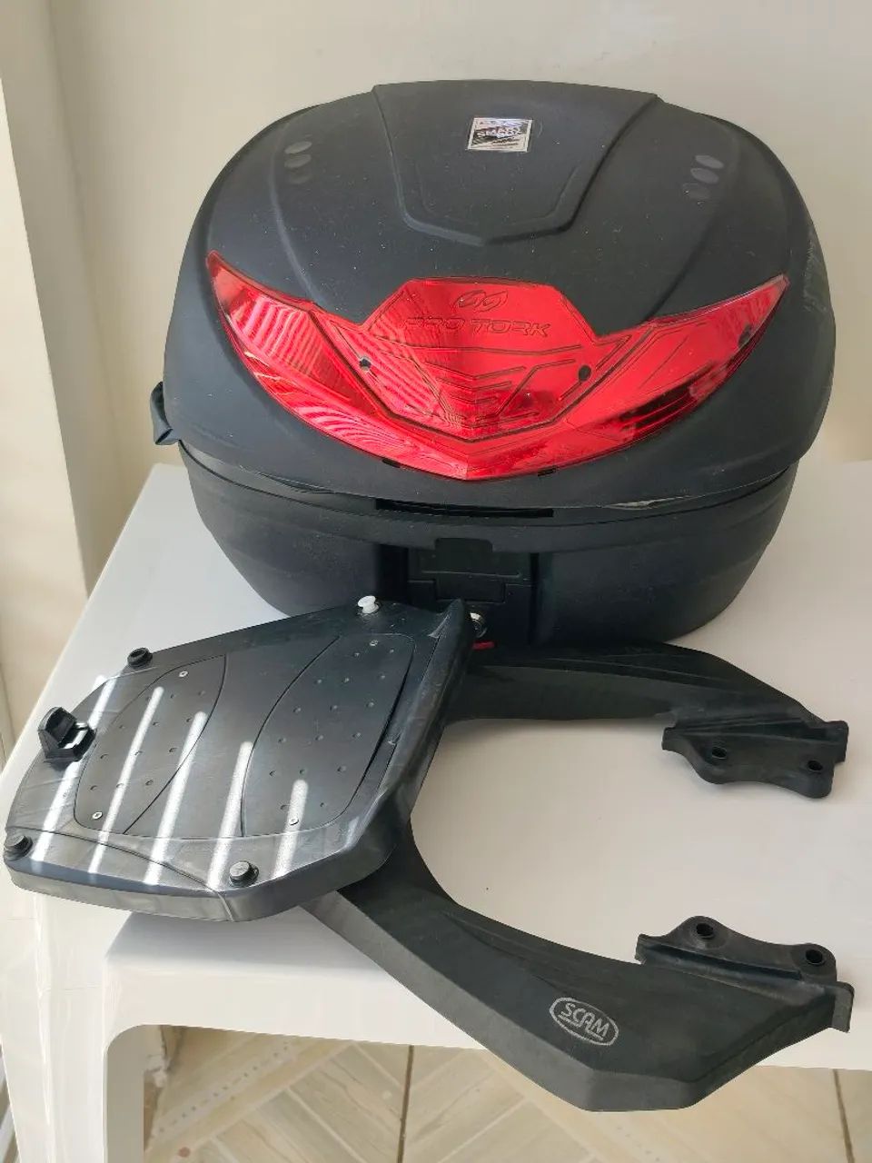 Baú e bagageiro Moto FZ 25