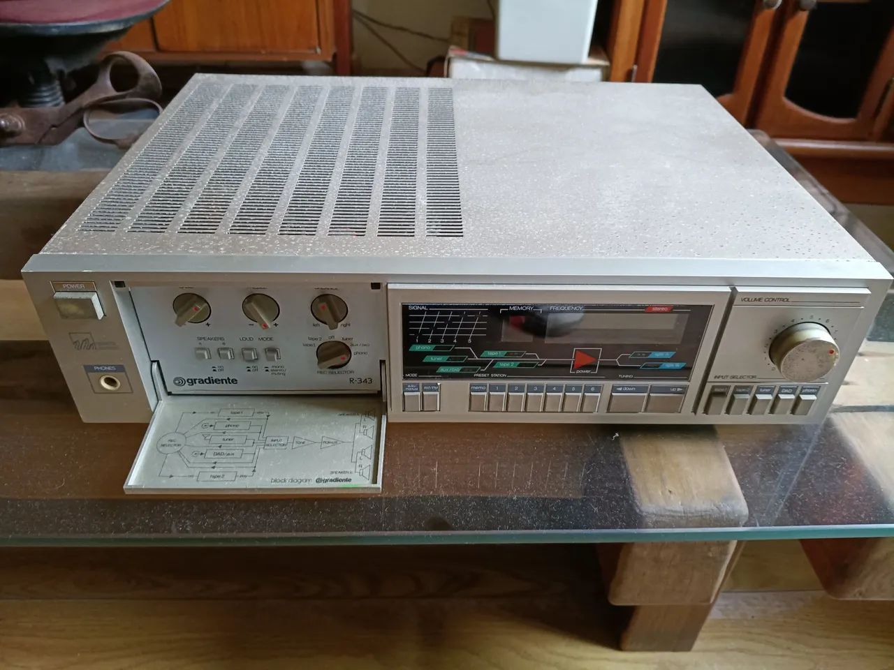 Receiver Gradiente R-343 com canal queimado