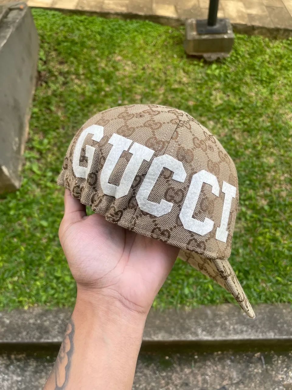 Boné Gucci Five Pinel - Foto 4