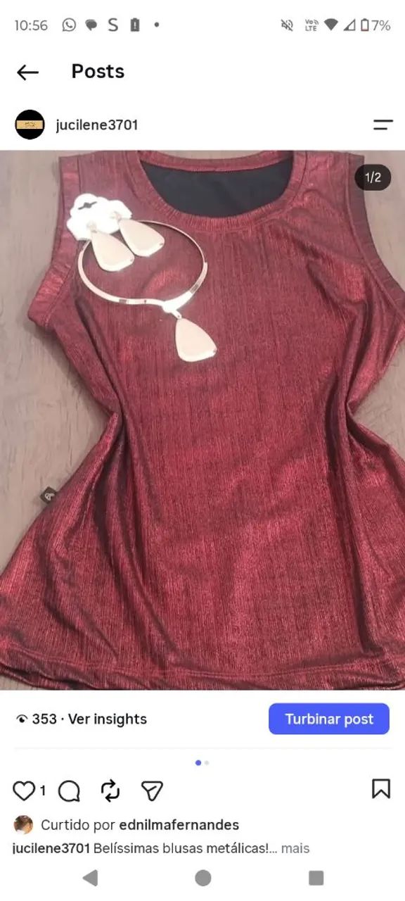 Blusas metálicas - Foto 2