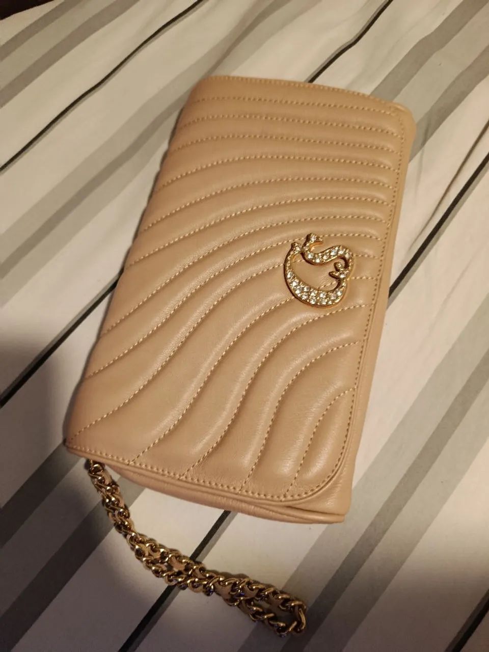 Bolsa cluth Carmen Steffens bege 