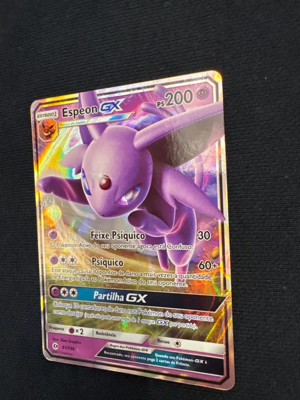 Carta Pokémon Espeon GX 61/149  - Foto 2