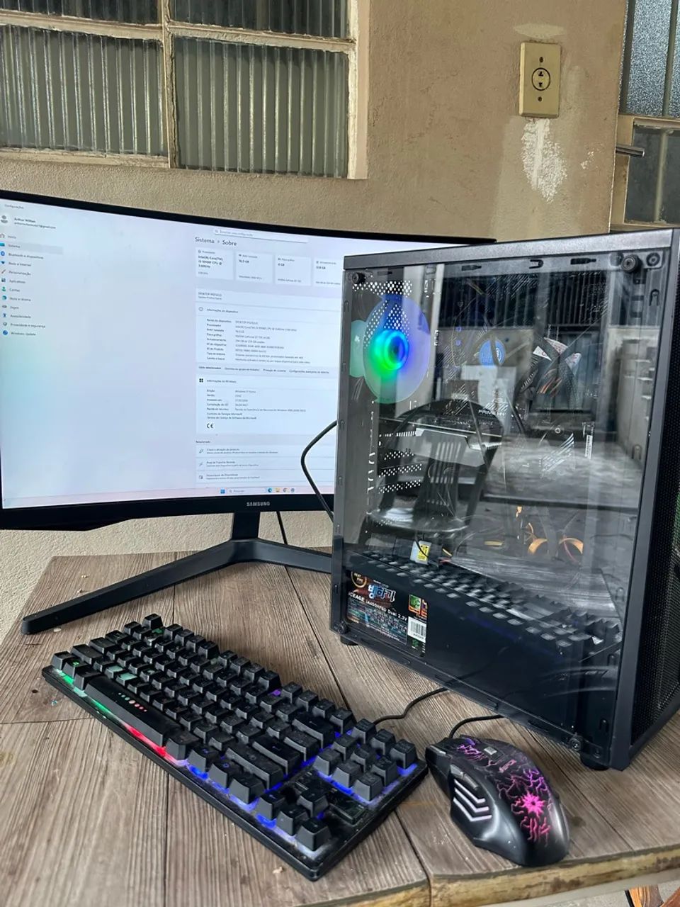 Pc gamer + Monitor