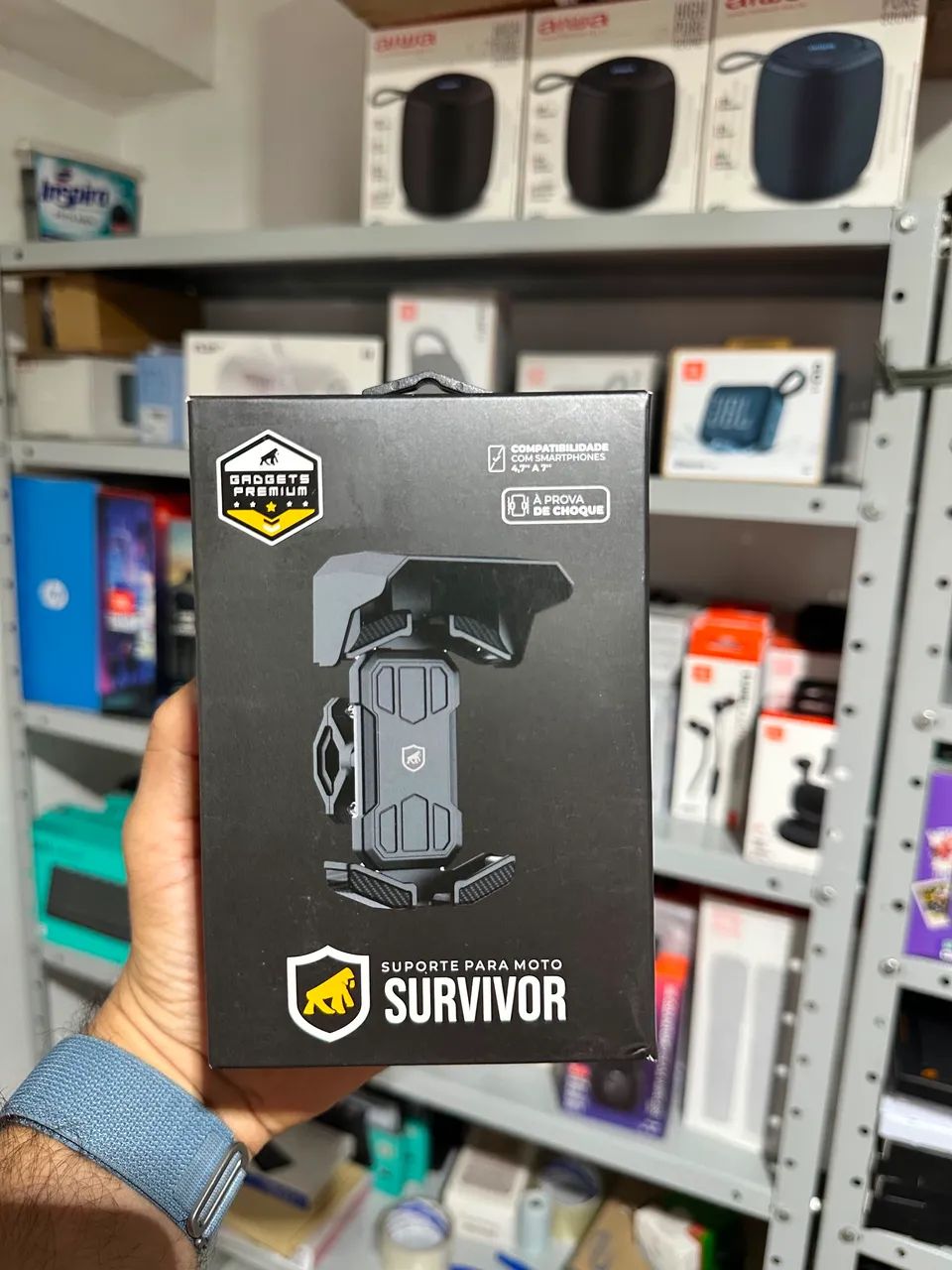 Suporte de Smartphone para Moto Survivor - Gshield  - Foto 2