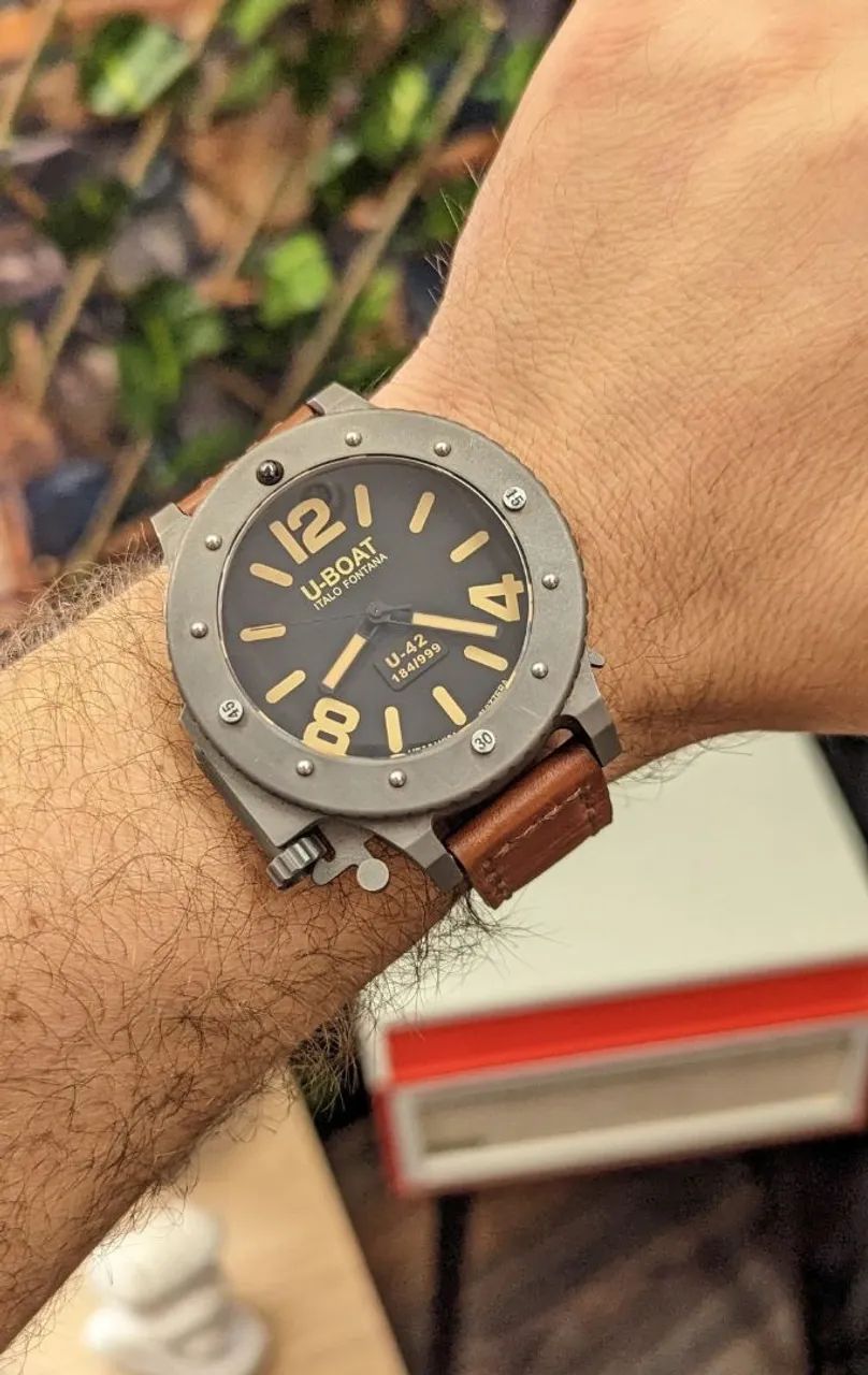 Relógio U-boat U42 Automático Schwarzenegger Edição Limitada