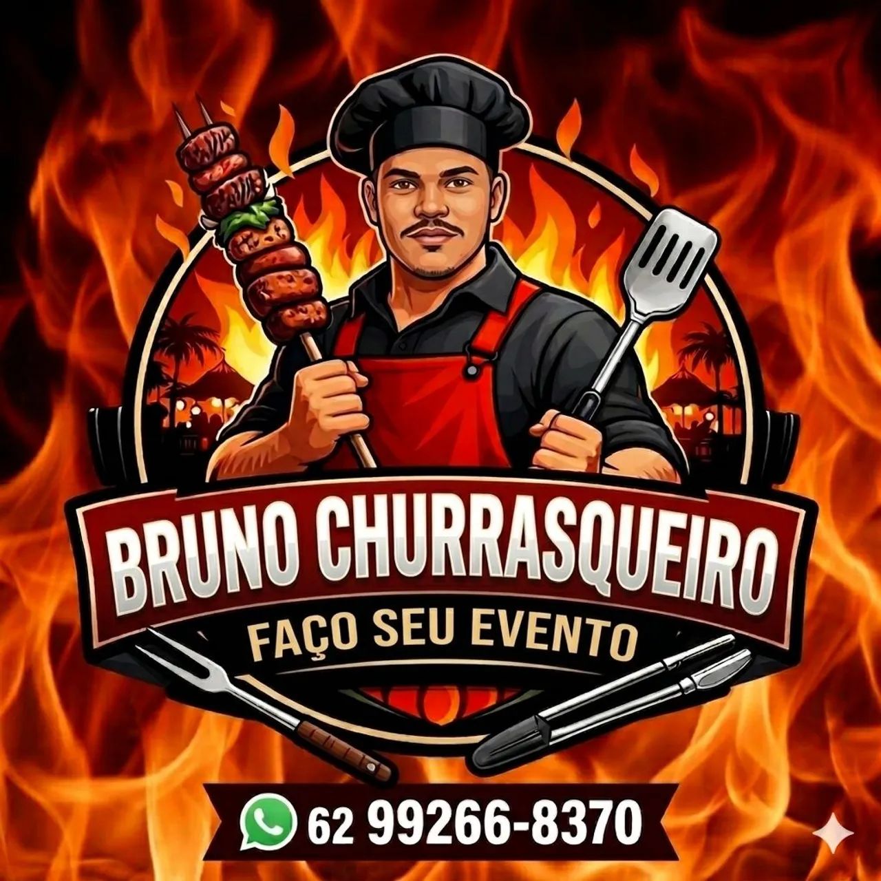Casal cozinheiro e churrasqueiro para seu evento  - Foto 3