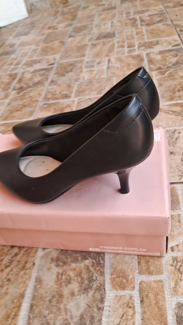 Scarpin modare ultra conforto número 35 semi novo - Foto 2