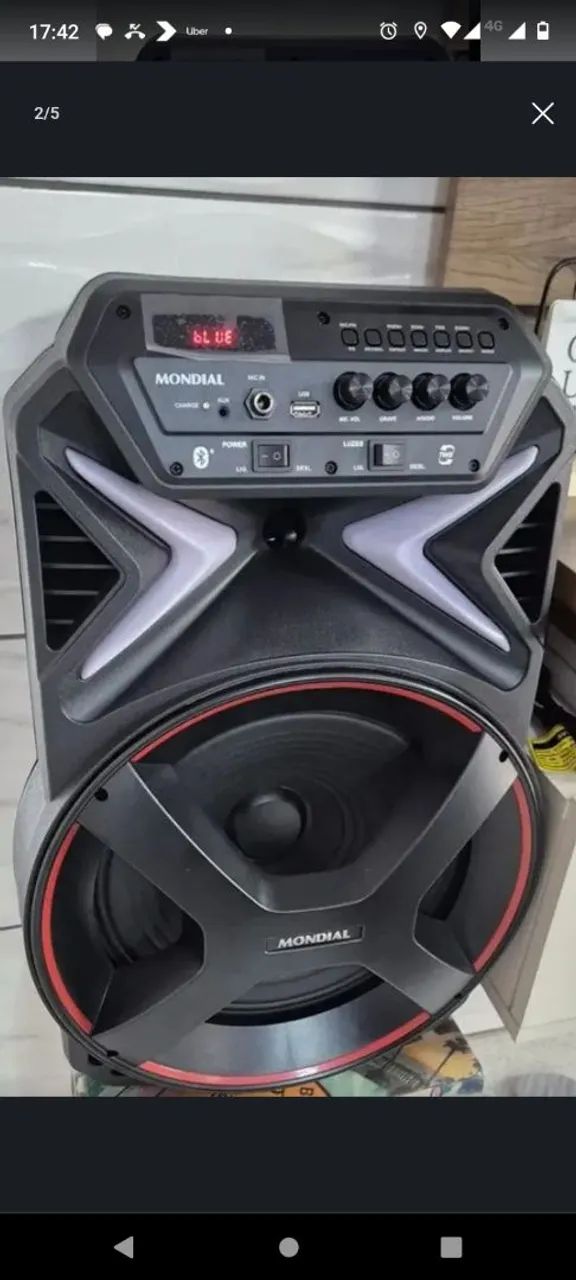 Vendo Caixa de som mondial 400wats - Foto 4