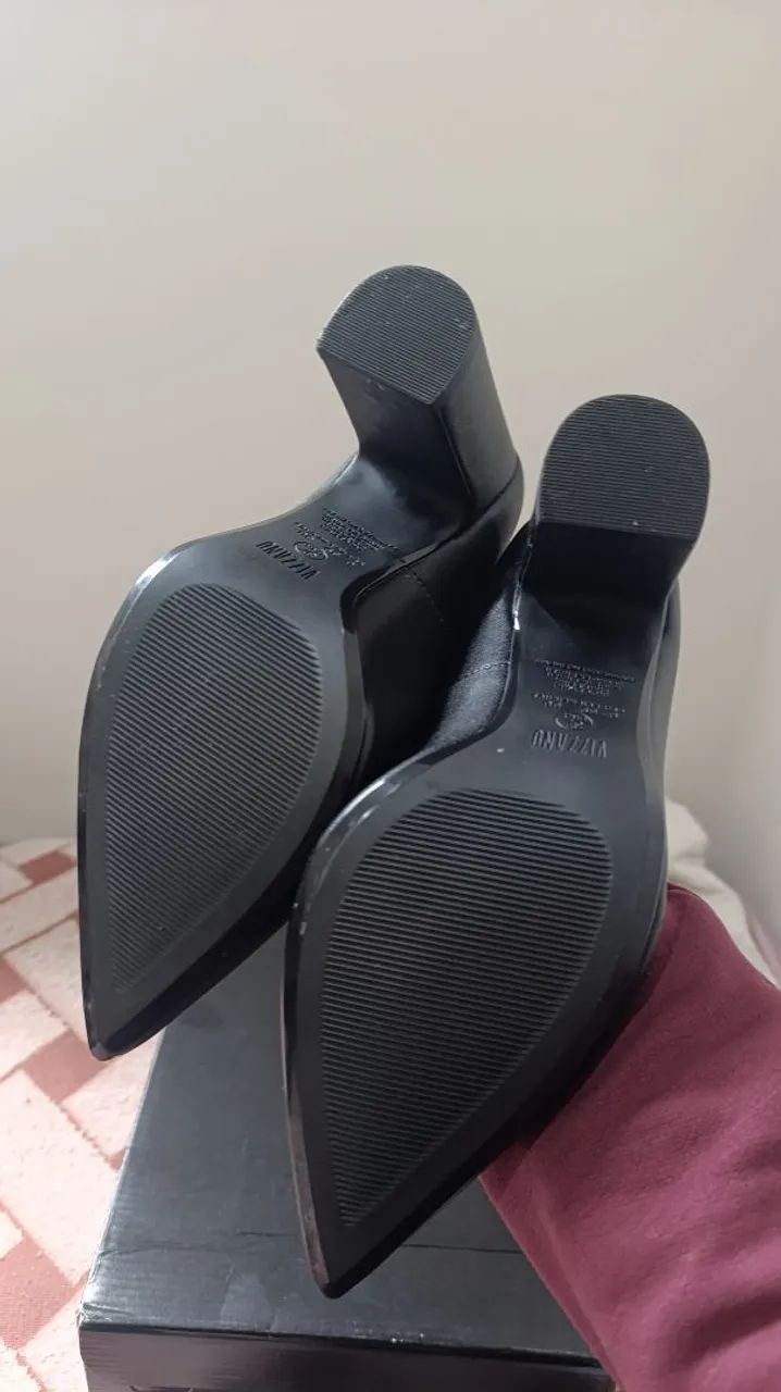 Sapato de salto preto  - Foto 4