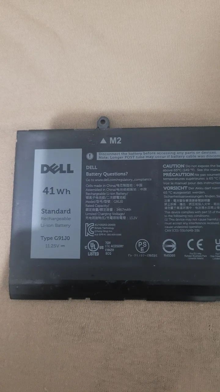 Bateria Dell notebook - Foto 2