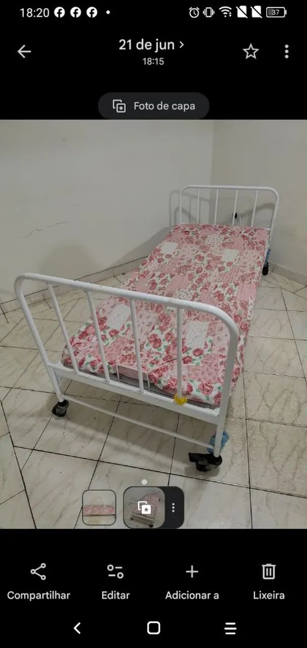 VENDE-SE CAMA HOSPITALAR - Foto 2