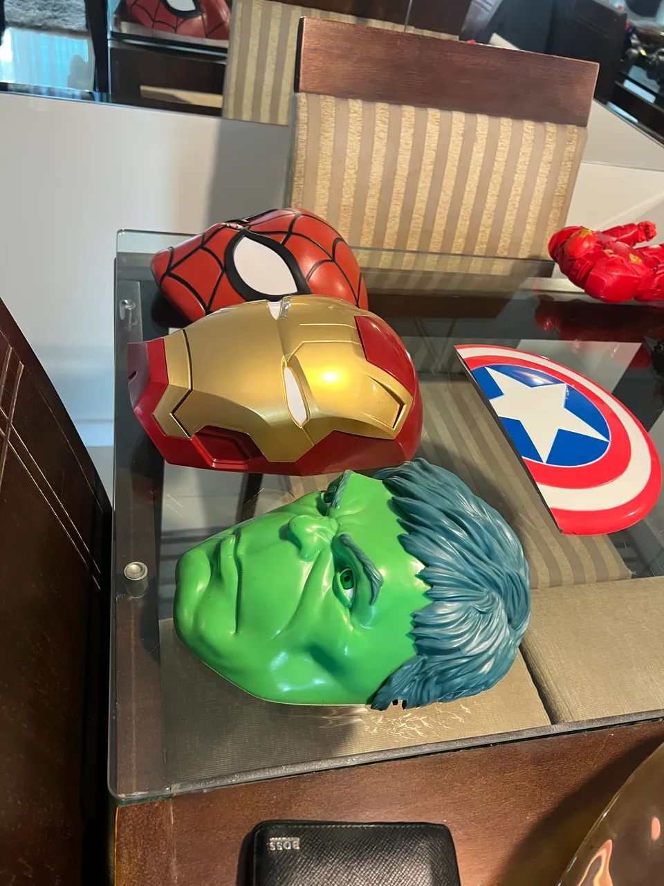 4 Luminárias Marvel Originais da Universal Studios