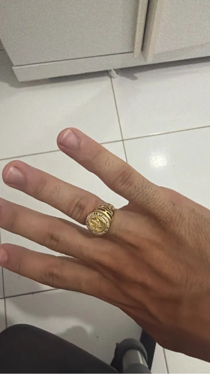 Anel de ouro 18k - Foto 2