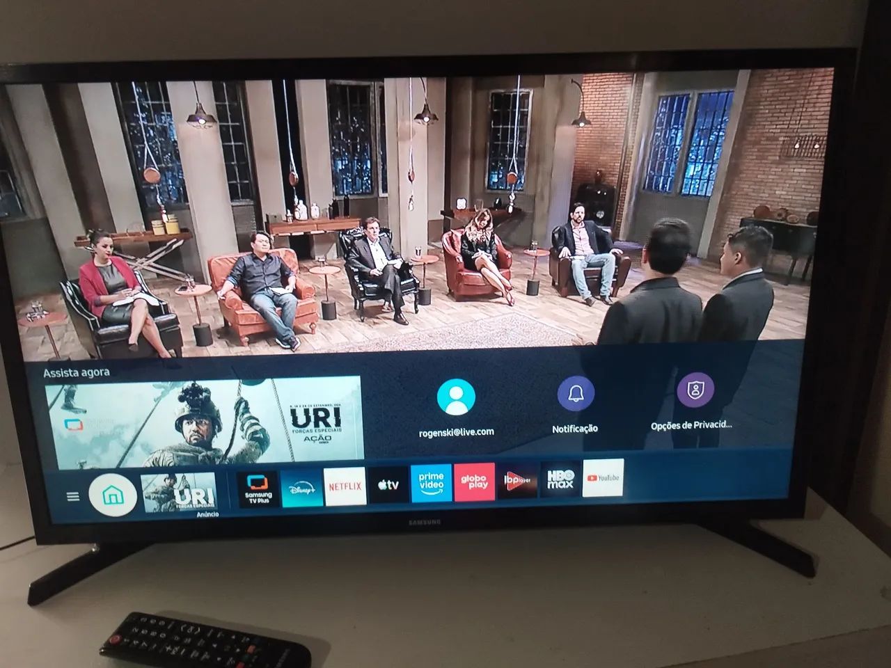 Tv Samsung 32 smartv semi nova