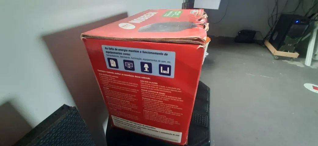Nobreak Forceline 700VA Preto Proteção Eletrônicos Office - Foto 3