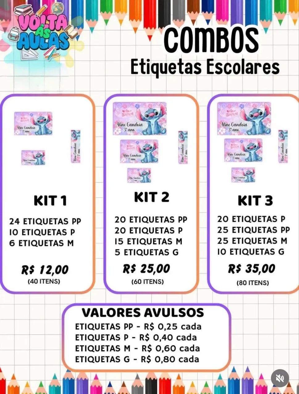 Cadernos personalizados + Etequetas escolares  - Foto 2
