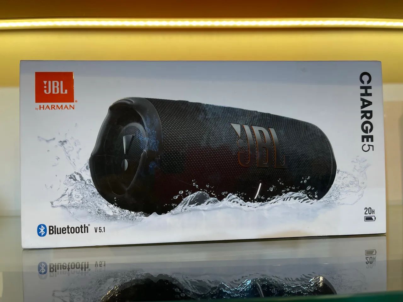 Caixa de som original JBL charge 5 black 