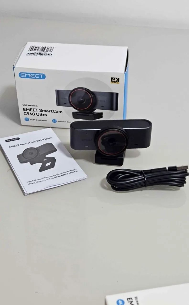 Webcam Emeet C960 Ultra 4K - Nova na caixa  - Foto 2