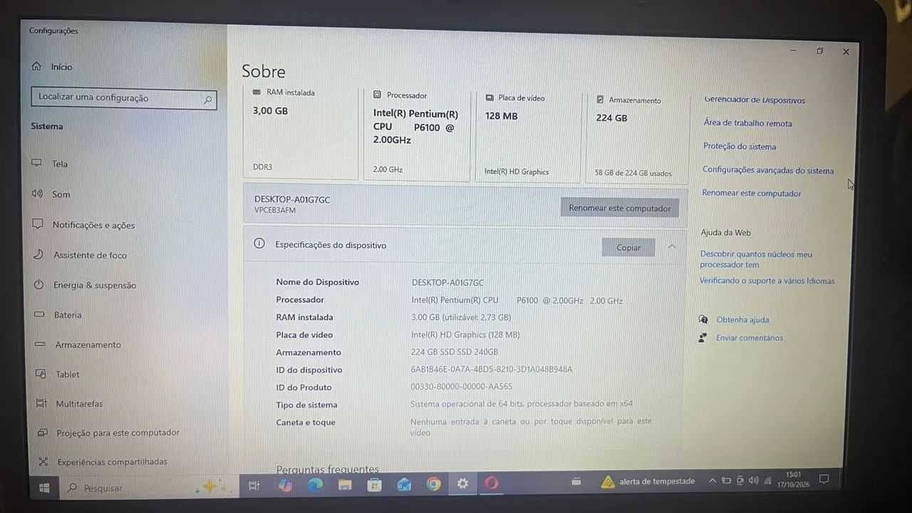 Notebook Sony Vaio