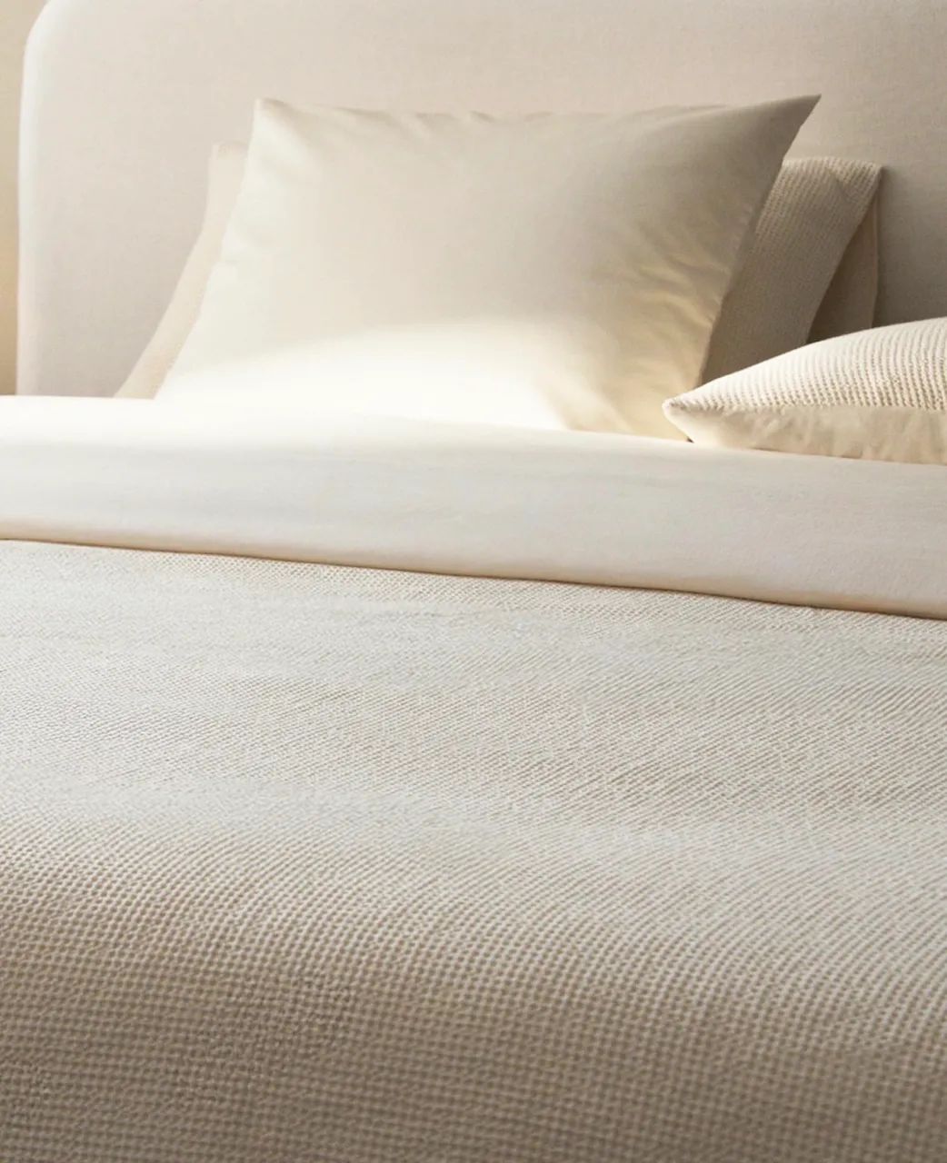 Capa de edredom em piquet Zara Home solteiro  - Foto 3