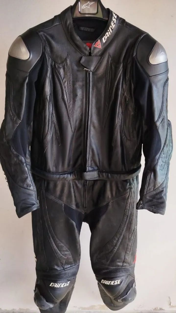 Macacão motociclista Dainese TM 54 2 PCs  - Foto 5