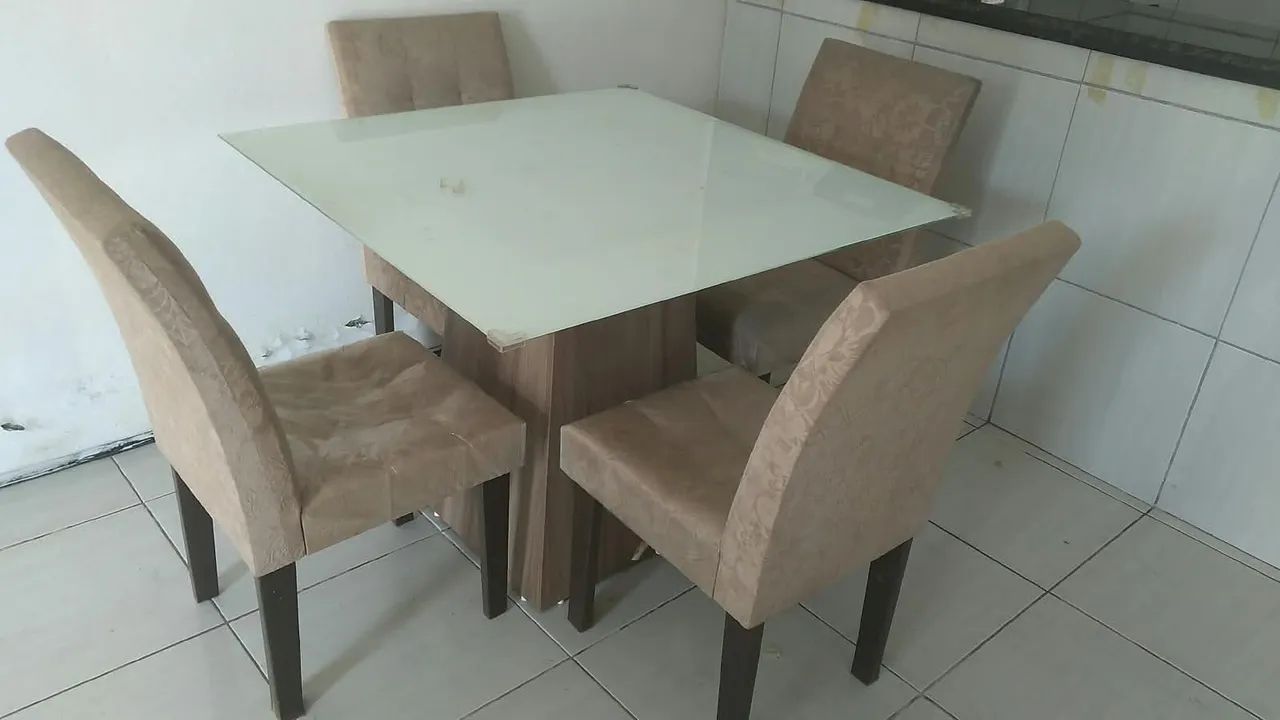 Mesa de vidro com película - Foto 2