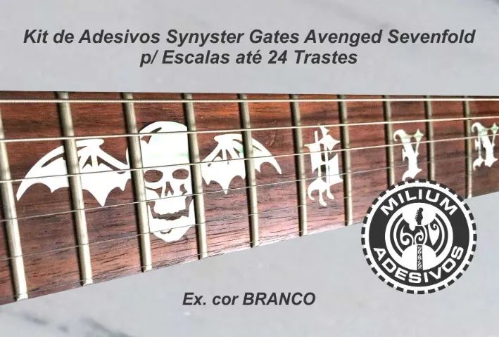Kit de Adesivos: Escala ou Headstock Diversos Modelos