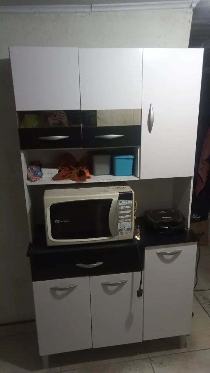 Armário de Cozinha Preto e Branco Novo e usado  - Foto 6