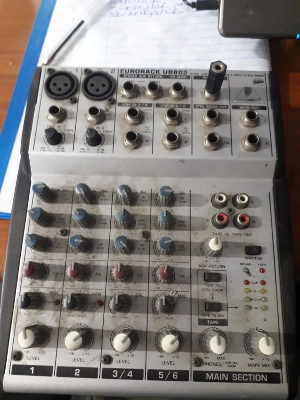 mesa beringher ub 802 com fonte  - Foto 4