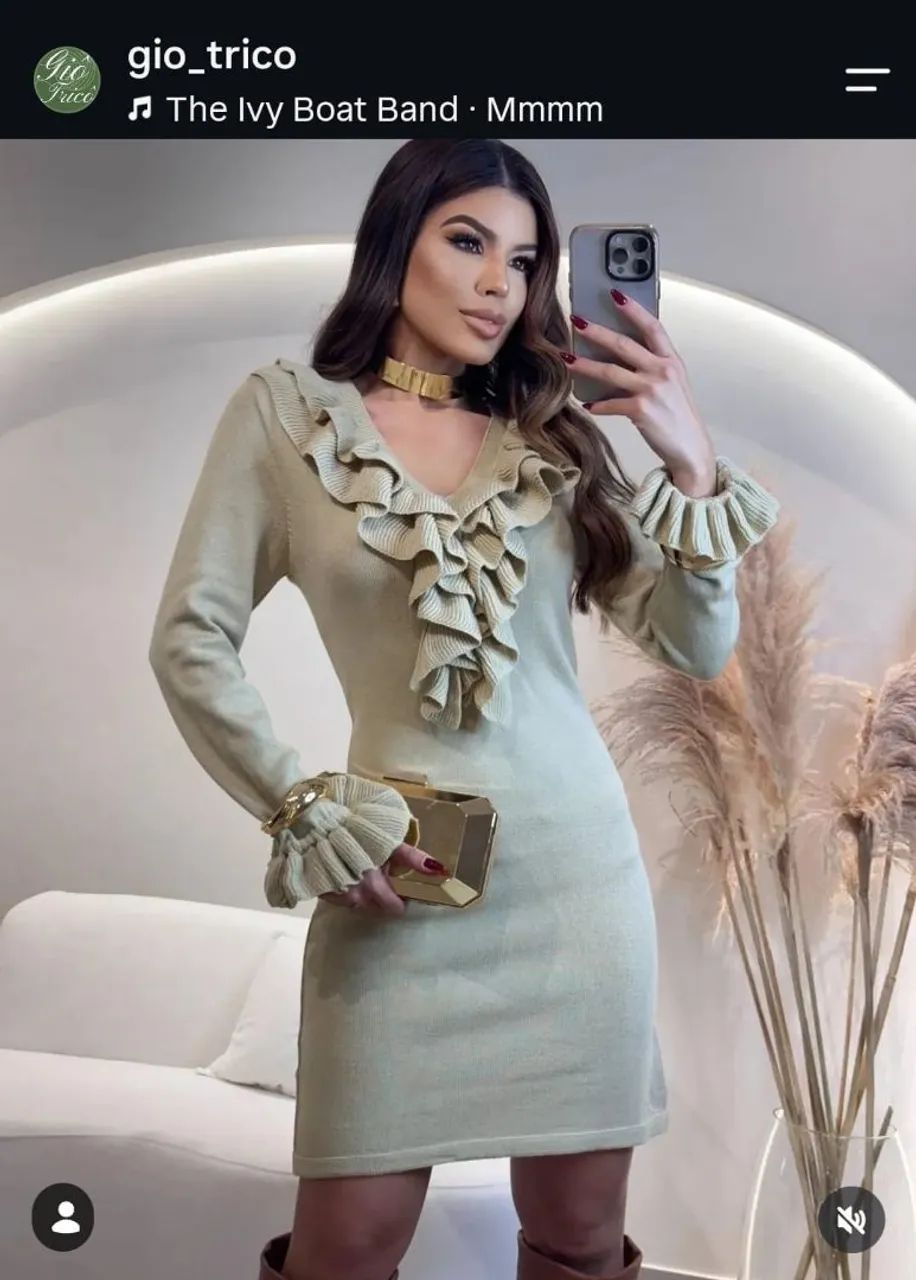 Vestido Babado