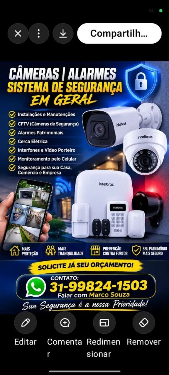 Gravador Intelbras 4 canais - Foto 2