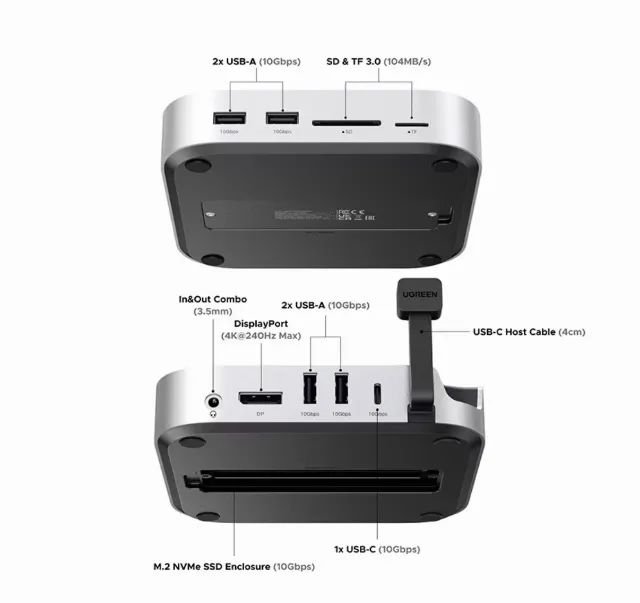 ?Hub UGREEN 10-in-1 para Mac Mini - Foto 3