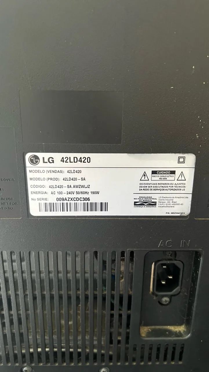 tv lg 42ld420 - Foto 2