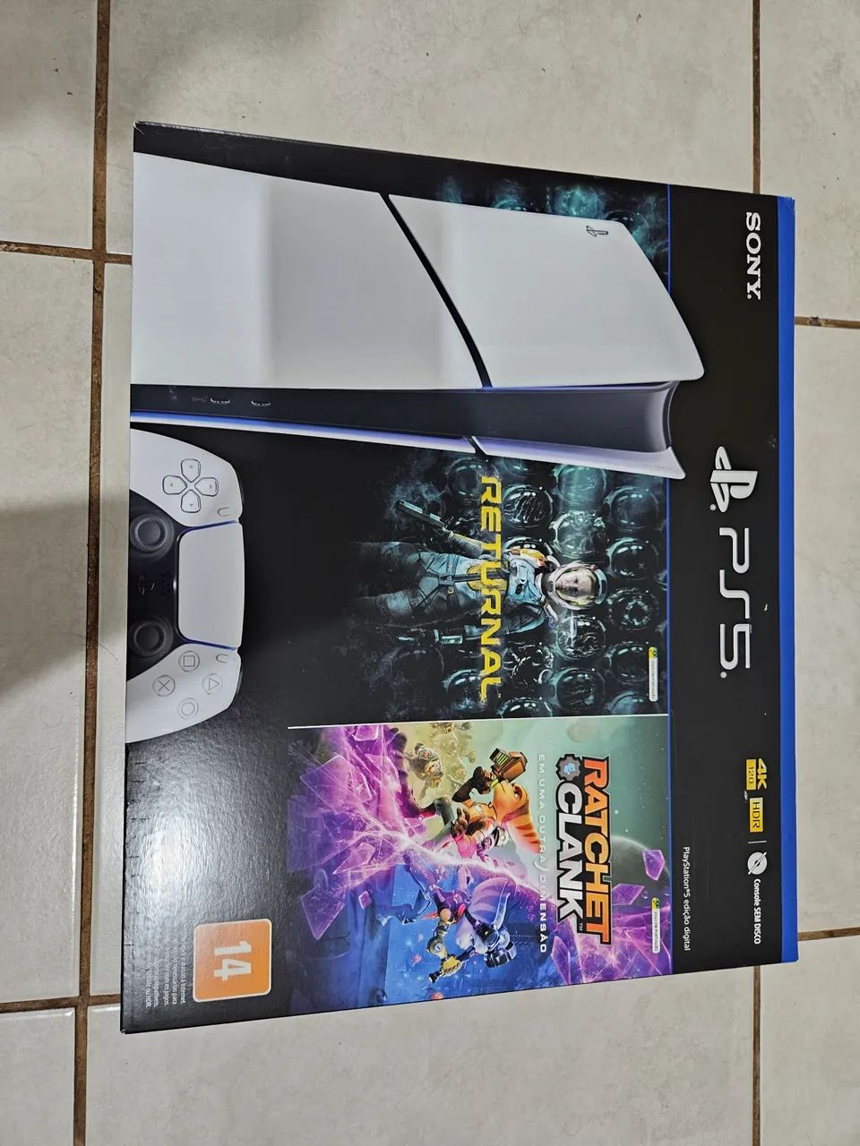 Vendo Caixa Original PS5 Slim Digital - Foto 4