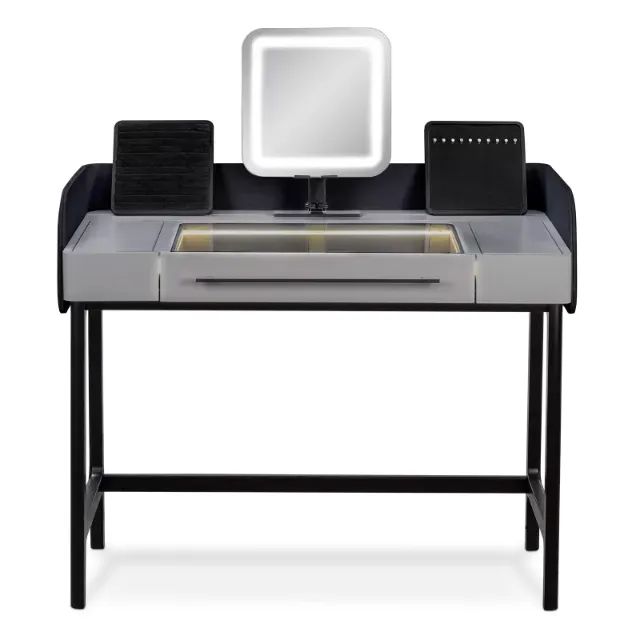 Penteadeira Flexform Luce Dark/DK com Espelho LED - Seminova - Foto 3