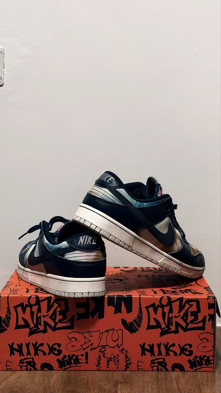 Tênis dunk low obsidian grafitti  - Foto 3