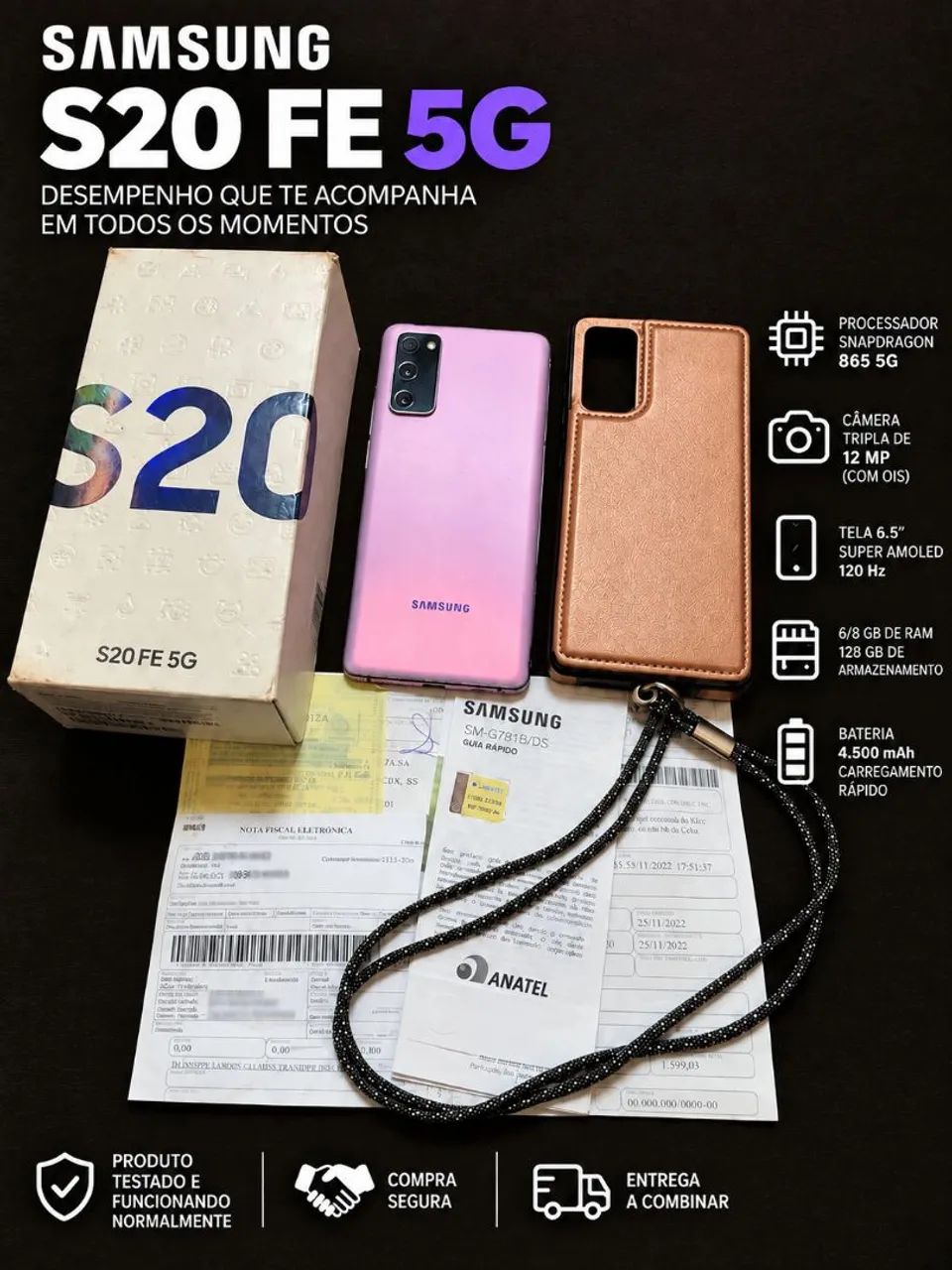 OPORTUNIDADE - Samsung Galaxy S20 FE 5G!