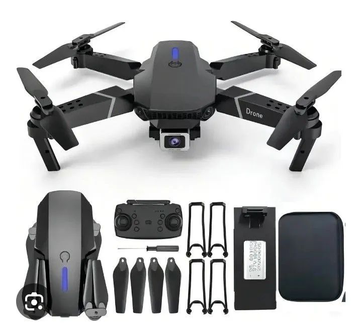 Drone E88 com Câmera HD e Controle Remoto - Aproveite a Oferta! ? - Foto 2