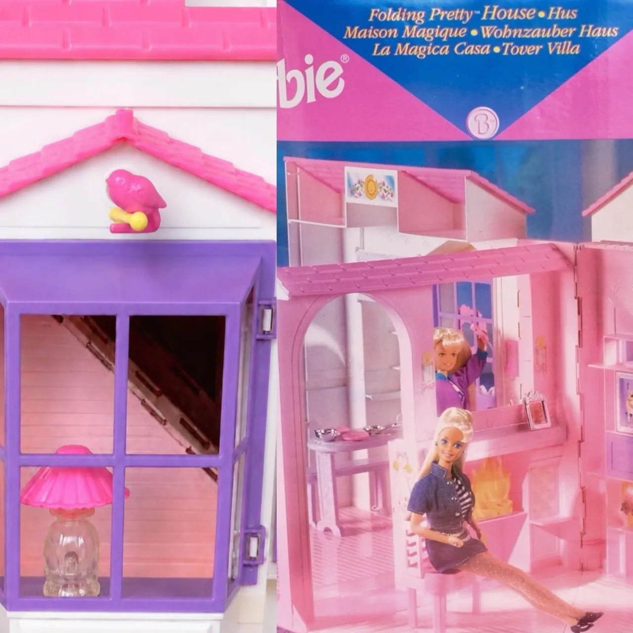 Pássaro da Barbie Folding Pretty House RARO