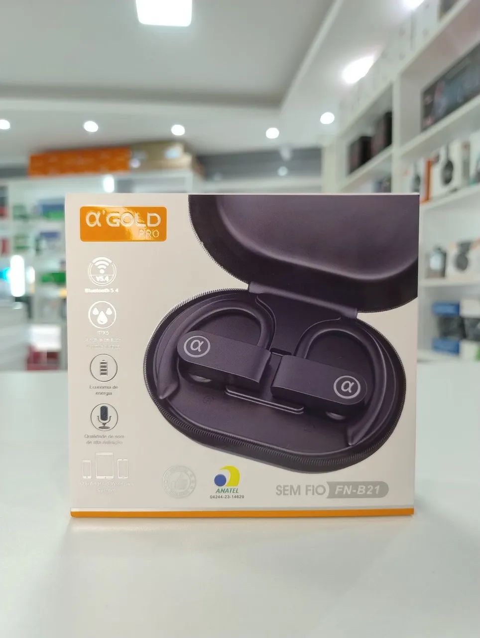 Fone Sem Fio FN-B21 Bluetooth 5.3 Com ENC E IPX5 - Foto 5