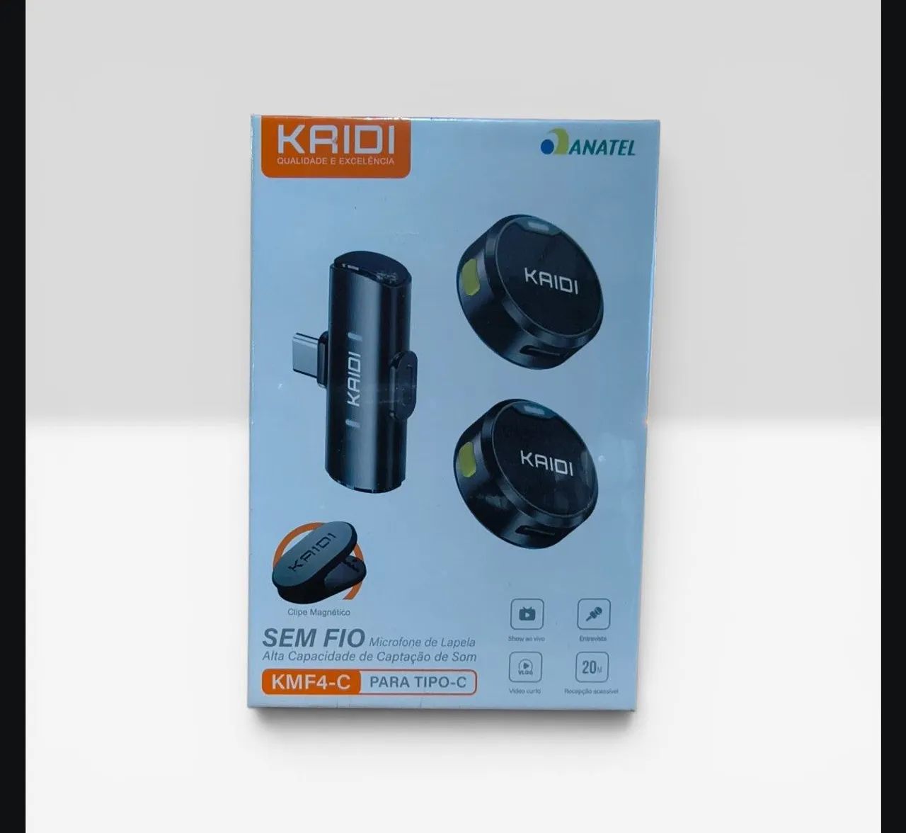 Microfone de lapela 