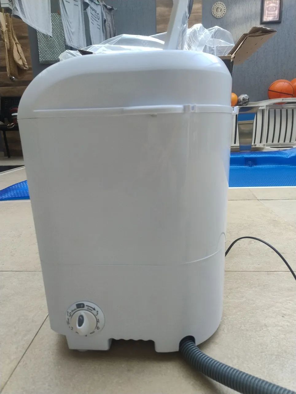 Mini máquina de lavar roupa praxis - Foto 4