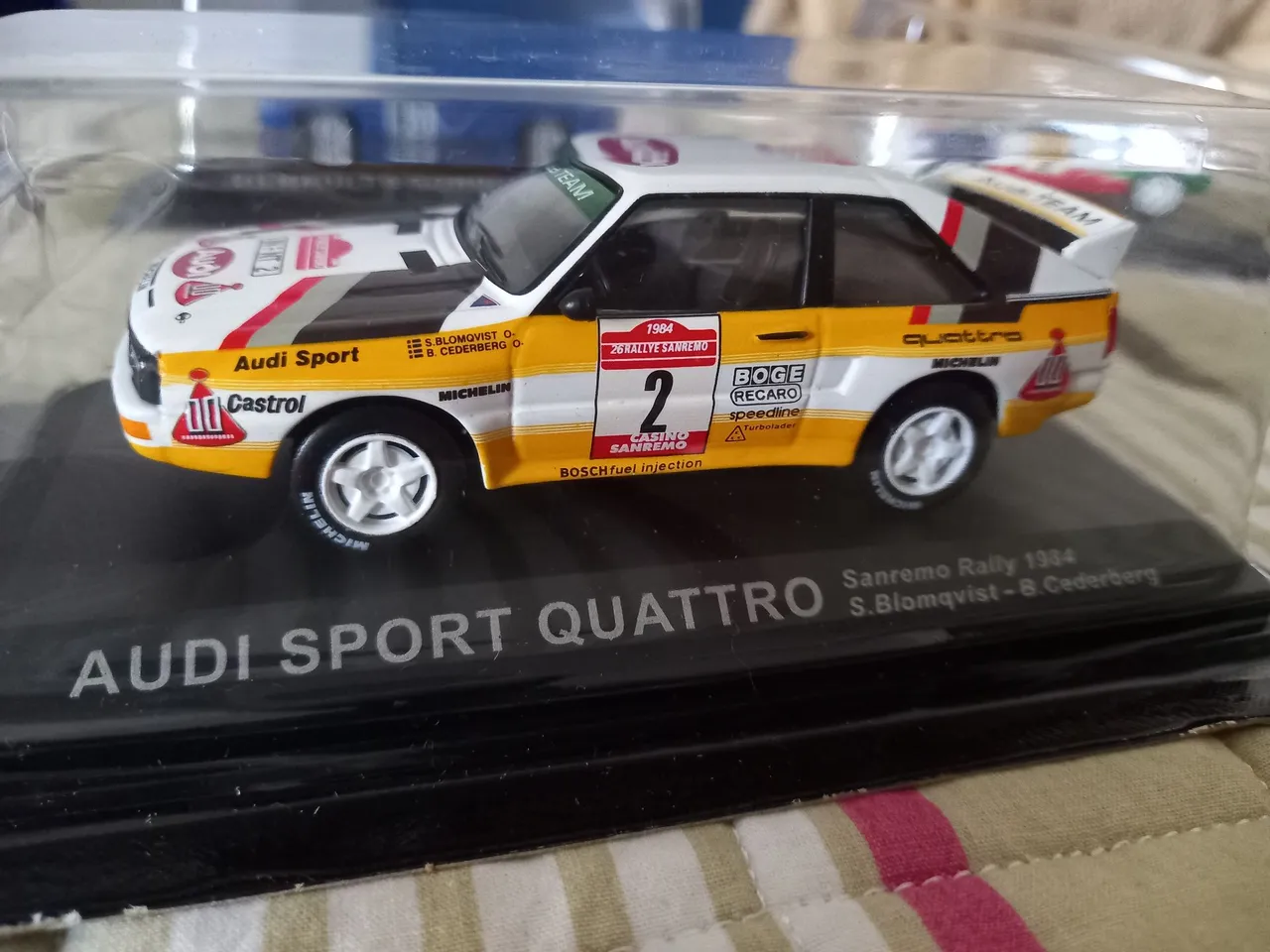Rara Miniatura Audi Quattro Coupé - Sun Star - escala 1/18