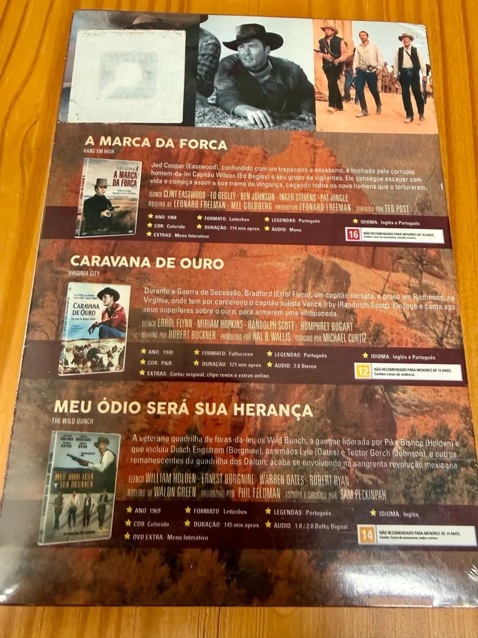 Coleção Clássicos do Faroeste - Box com 3 filmes - Foto 4