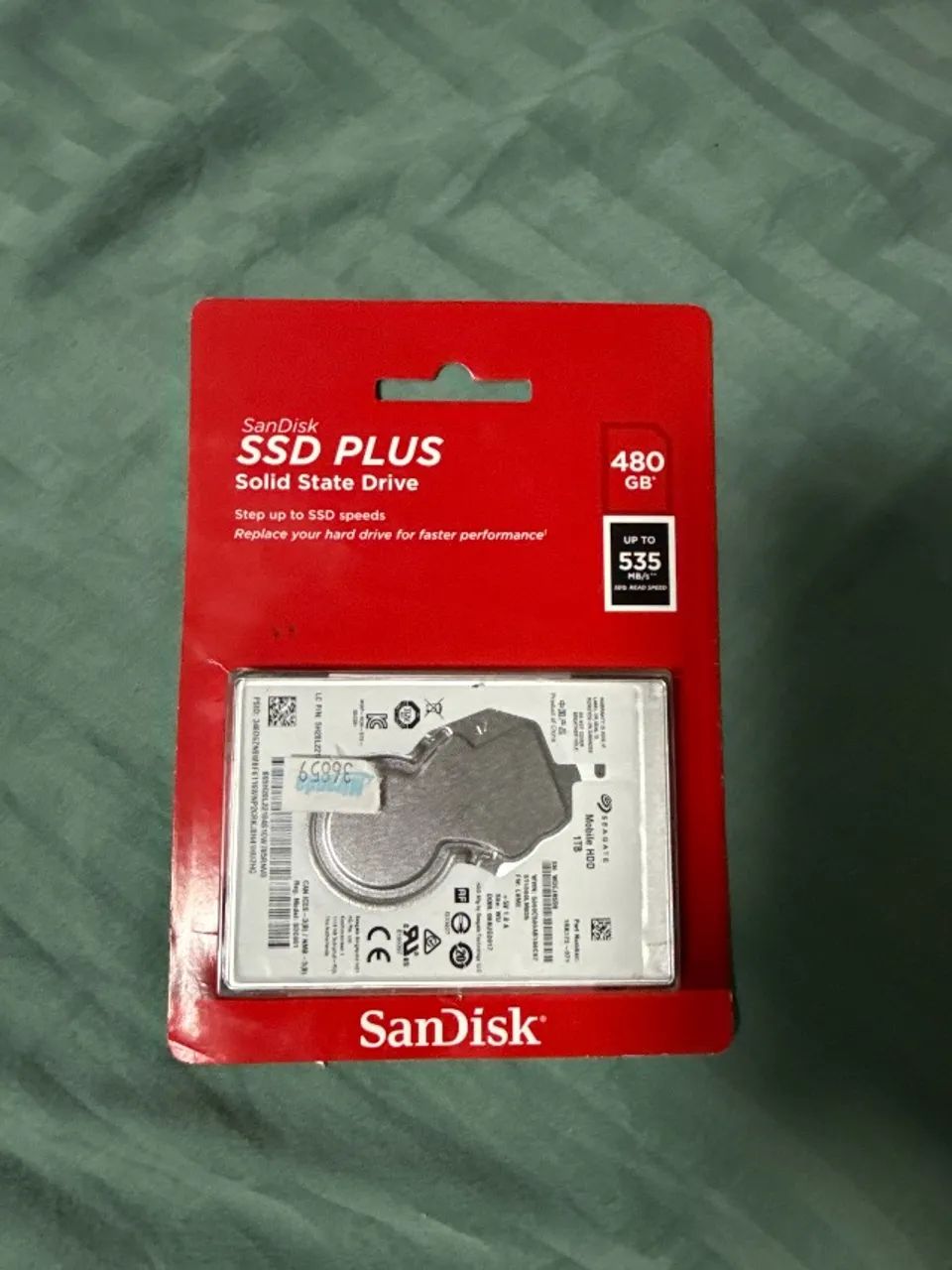 Ssd 480gb sandisk solid state drive