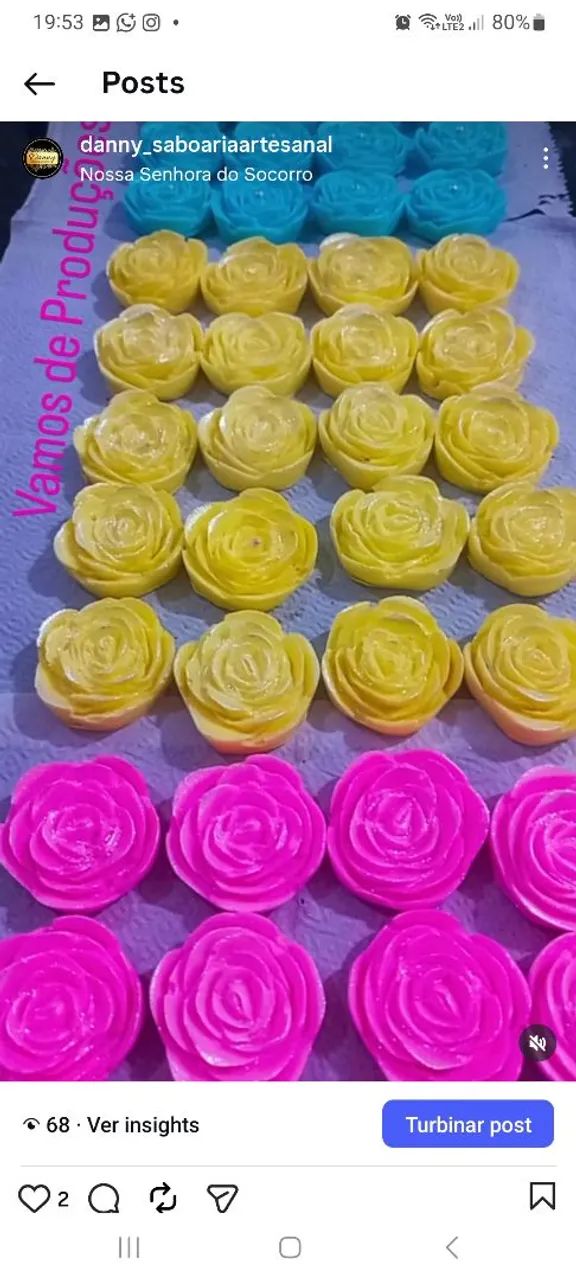 Lembrancinhas Sabonetes Flores  - Foto 5