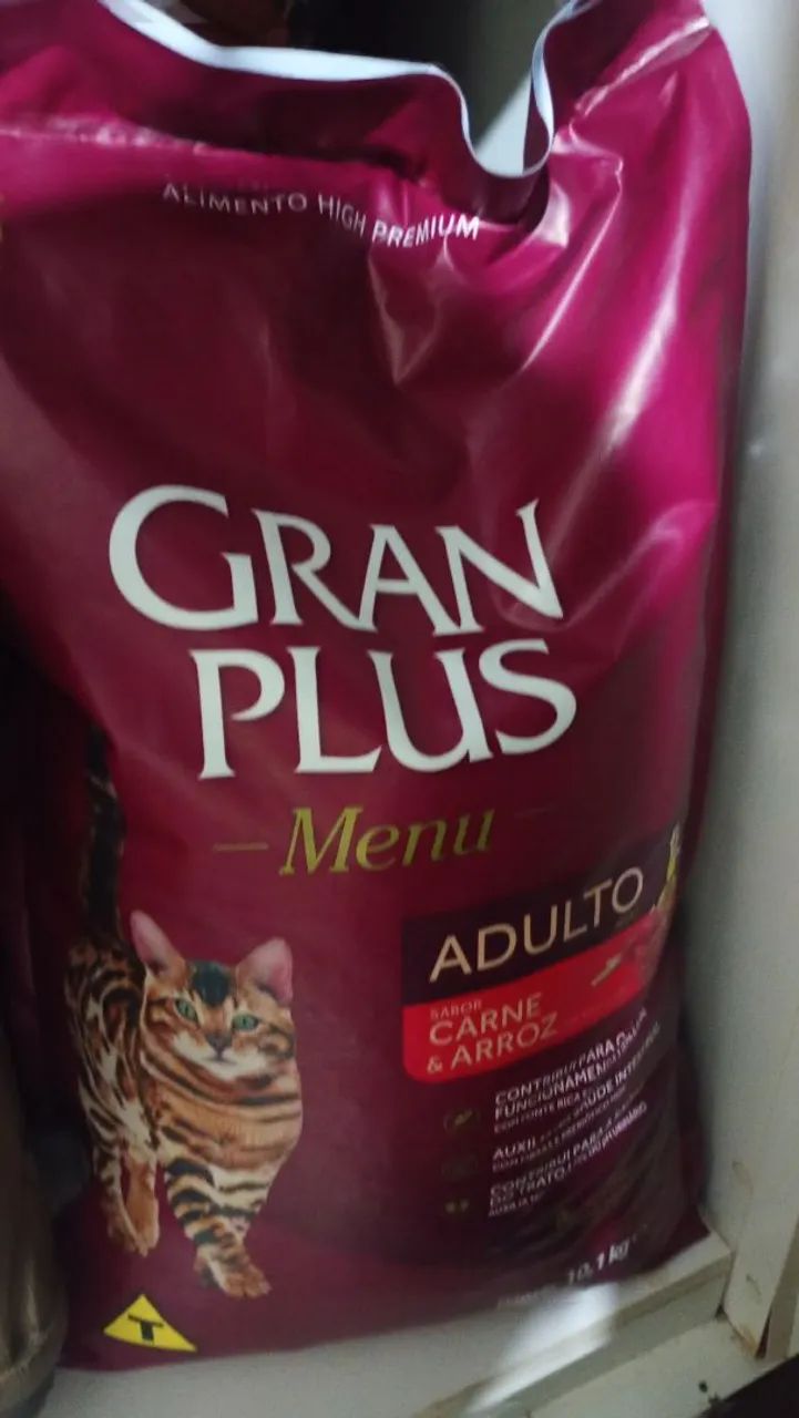 Ração Gran plus gato adulto