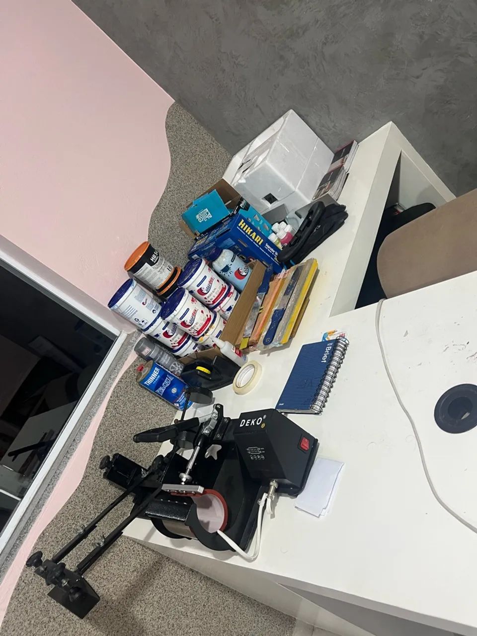 KIT MATERIAIS E FERRAMENTAS COMUNICAÇÃO P CAMISETAS 