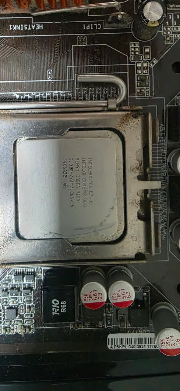 Placa Mae com processador não estava em uso no estado. - Foto 4